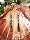 Abalone Gold Wrapped Earrings